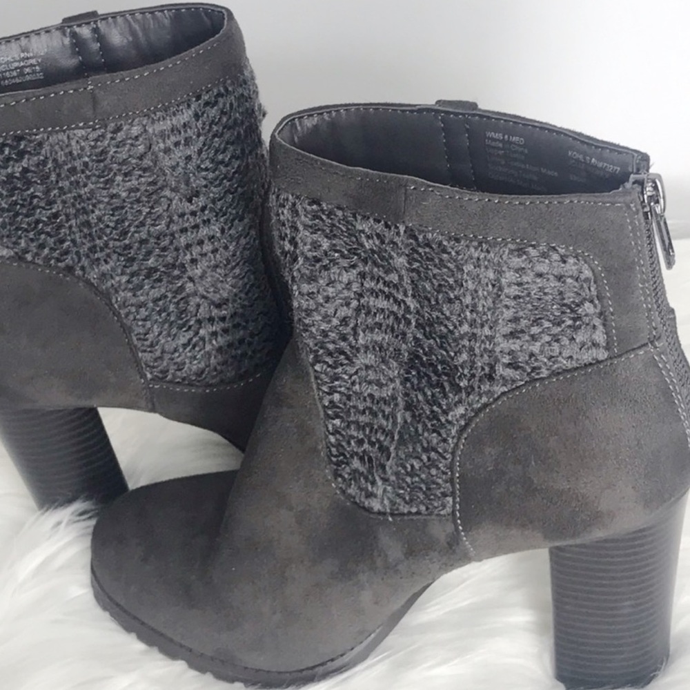 Juicy Couture Gray Ankle Boots